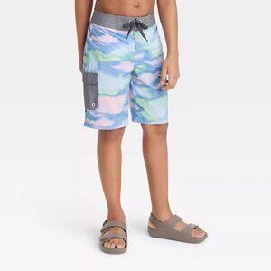 NEW Art Class Boys' Tie-Dye Swim Trunks - Size 7